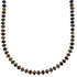 Tiger Eye Authentic Sterling Silver Southwestern Bead Necklace BX120756